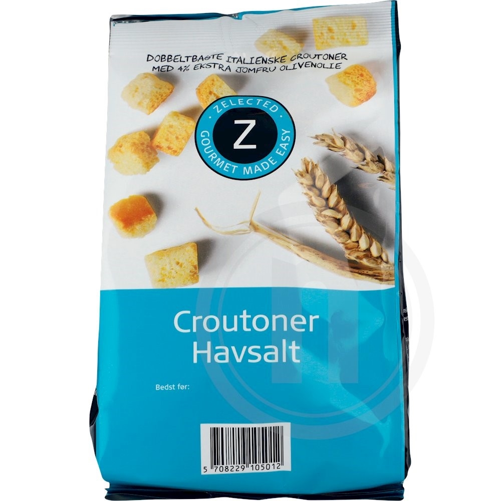 Croutoner m. havsalt