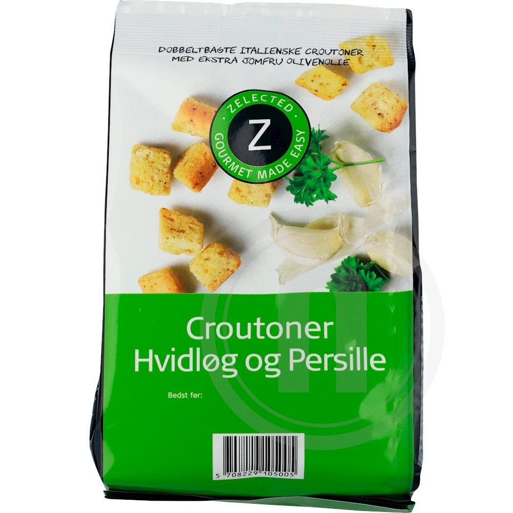 Croutoner m. hvidløg