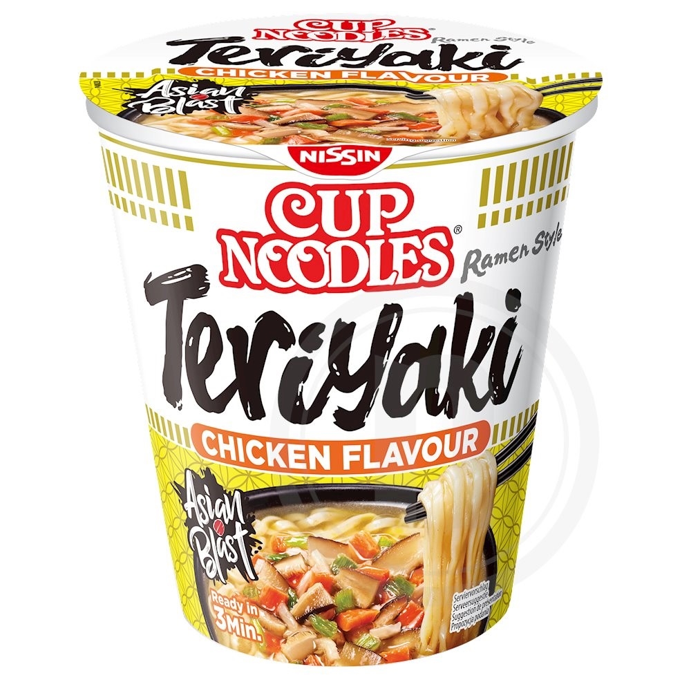 Cupnudler m. kylling/teriyaki