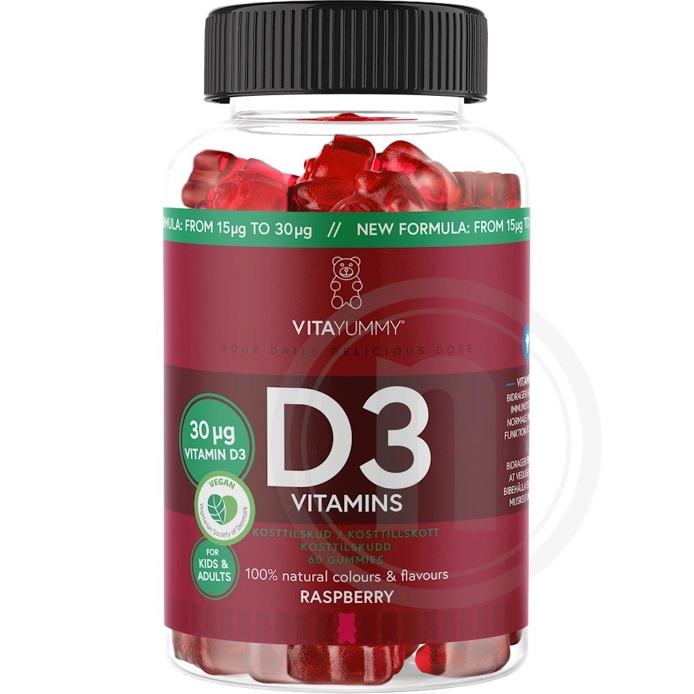 VitaYummy D3 Vitamin Hindbær