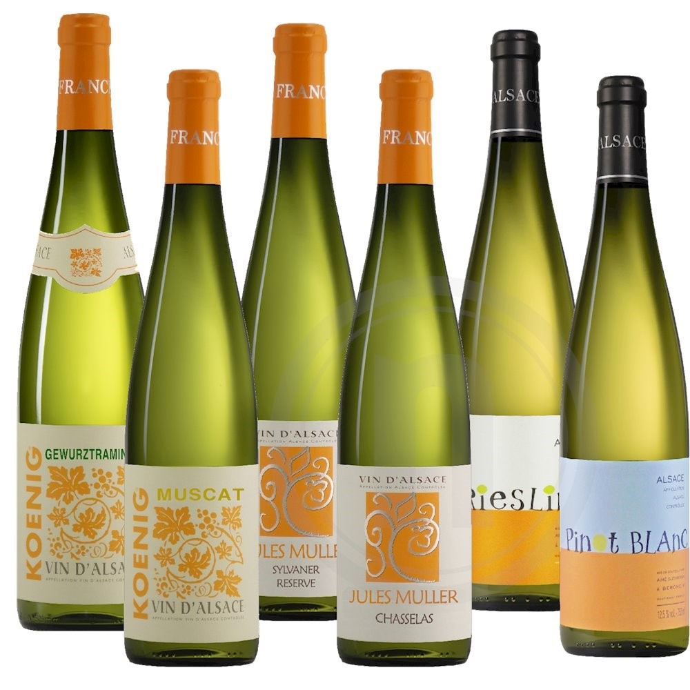 De 6 fra Alsace Hvidvin