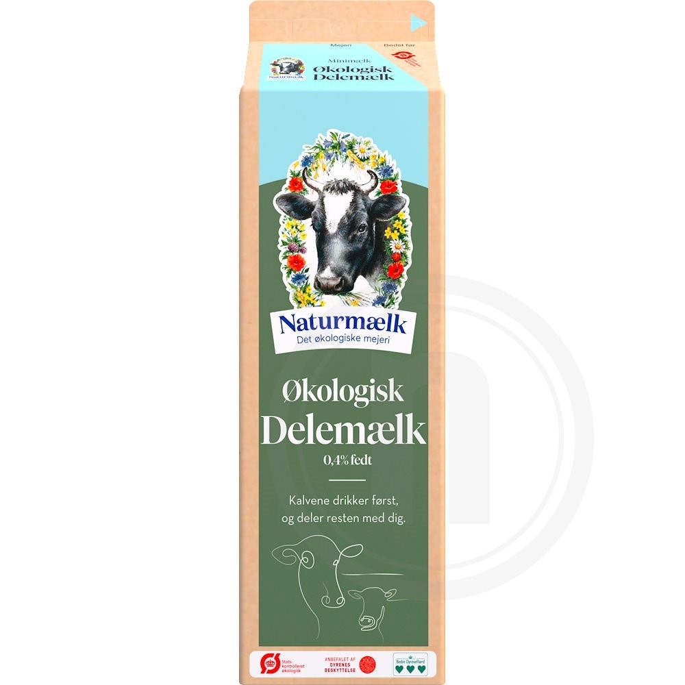 Naturmælk Delemælk 0,4% øko.