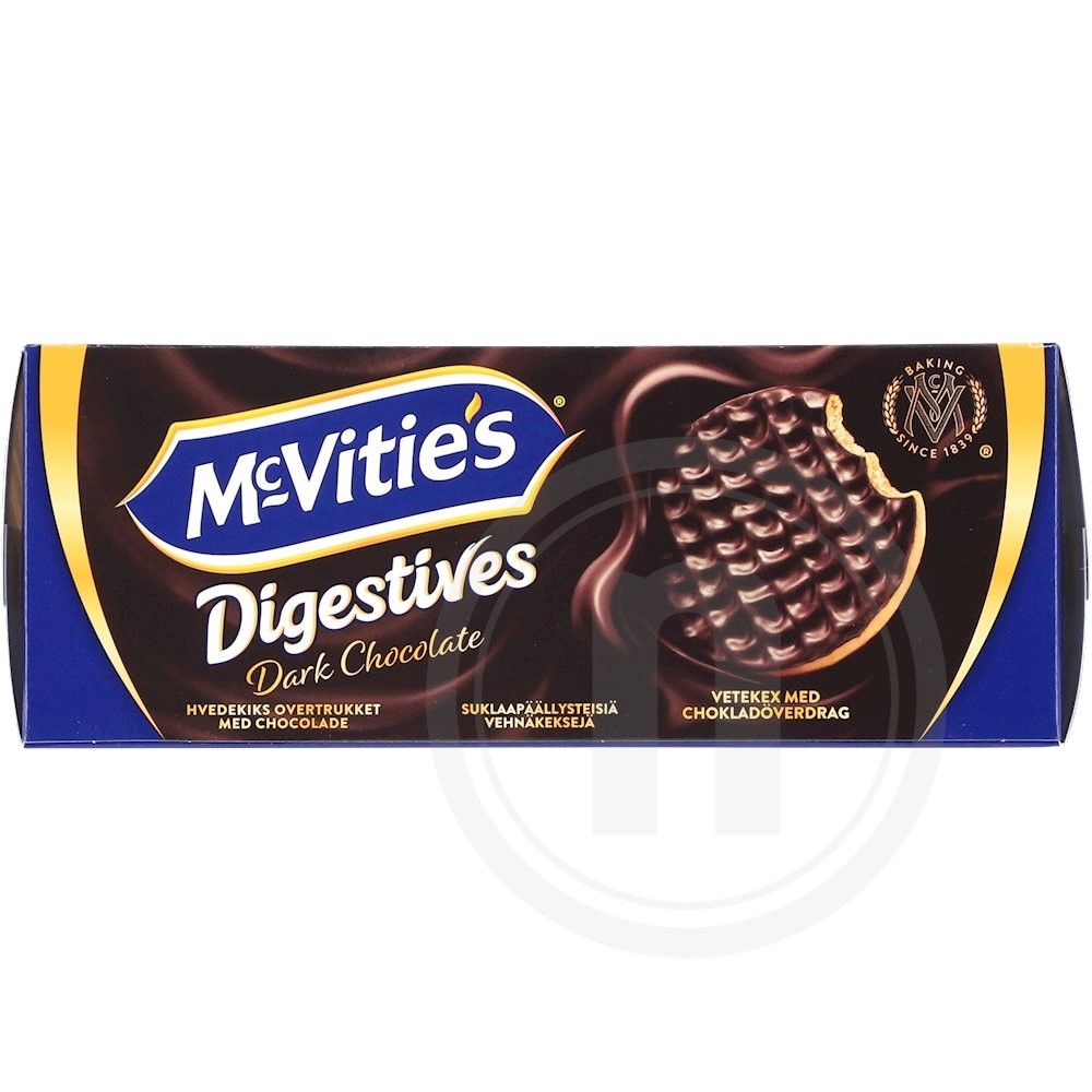 Digestive m. mørk chokolade