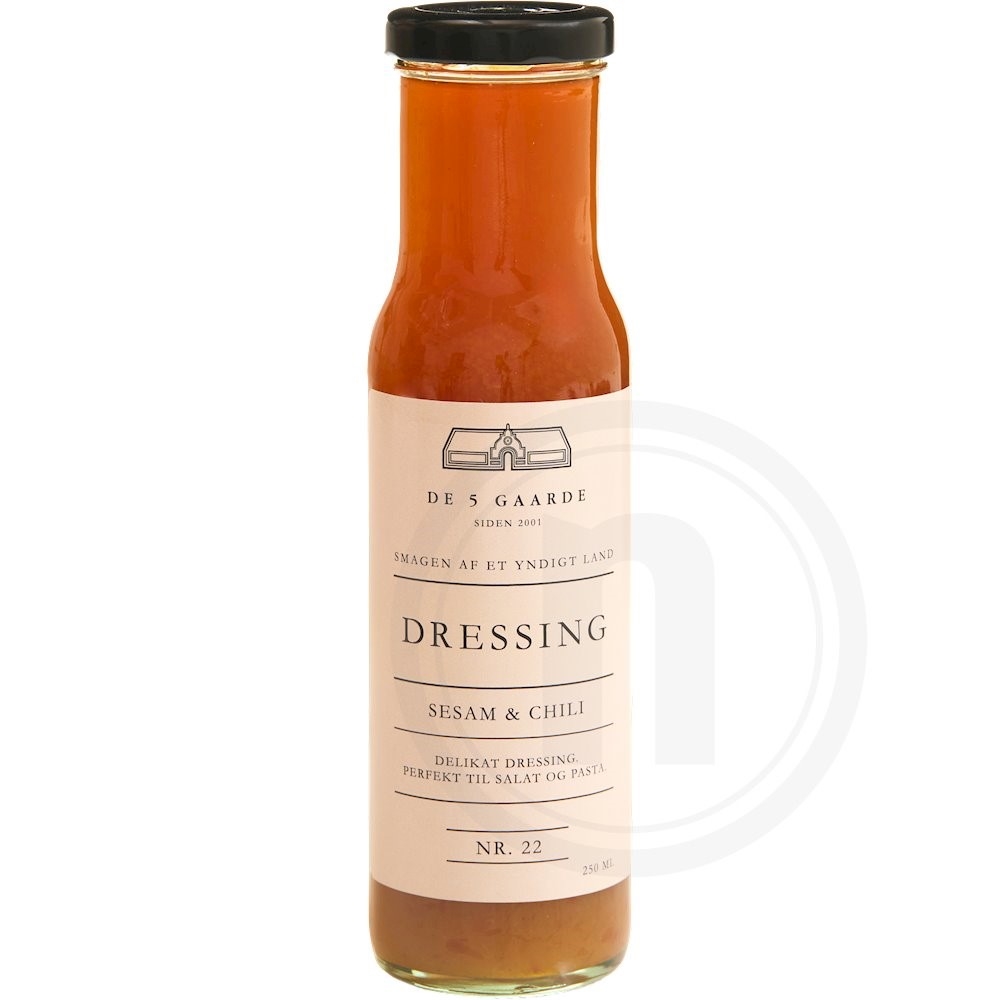 De 5 Gaarde Dressing m. sesam og chili