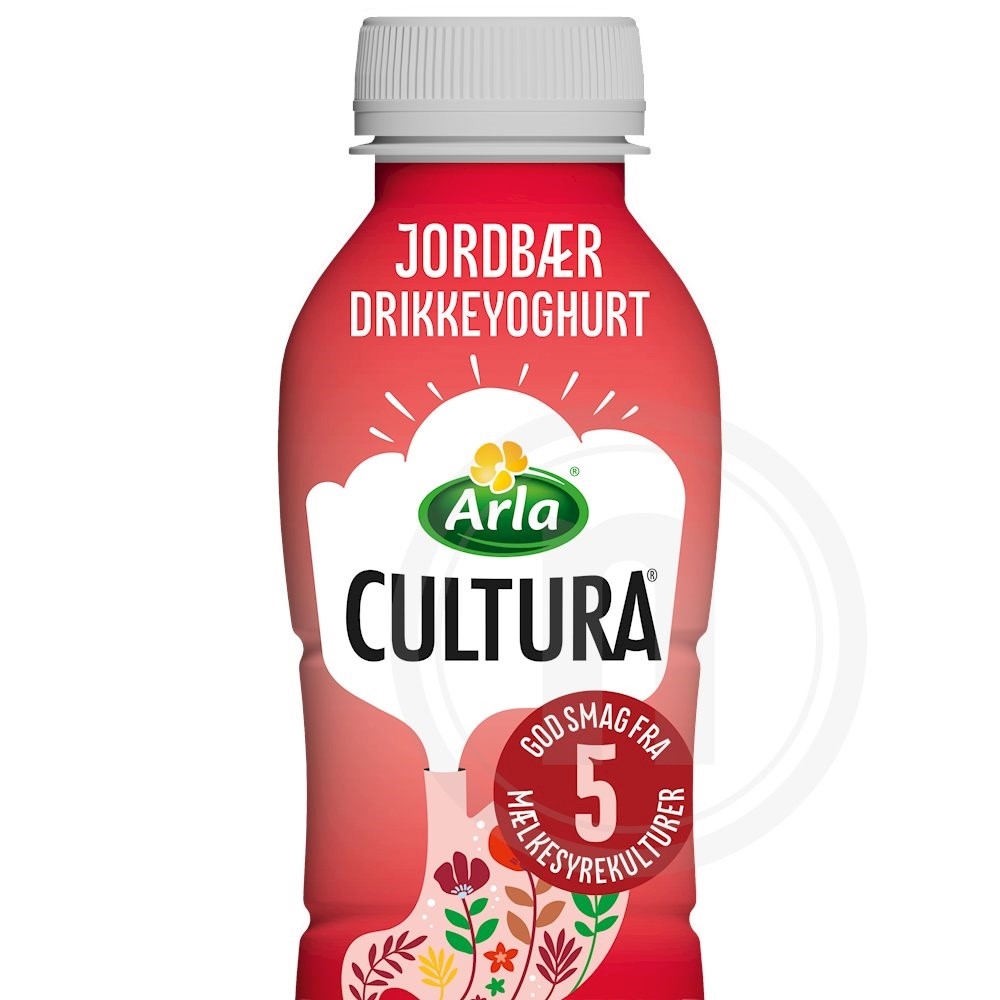 Arla Cultura Drikkeyoghurt Jordbær 1%