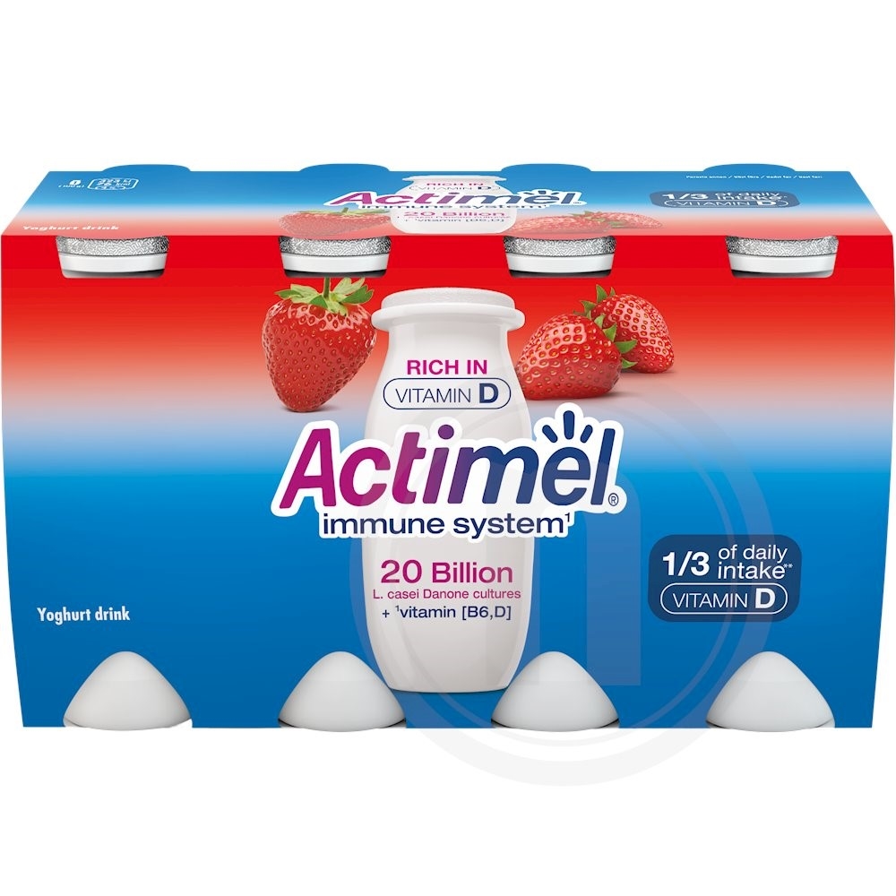 Actimel Drikkeyoghurt m. jordbær
