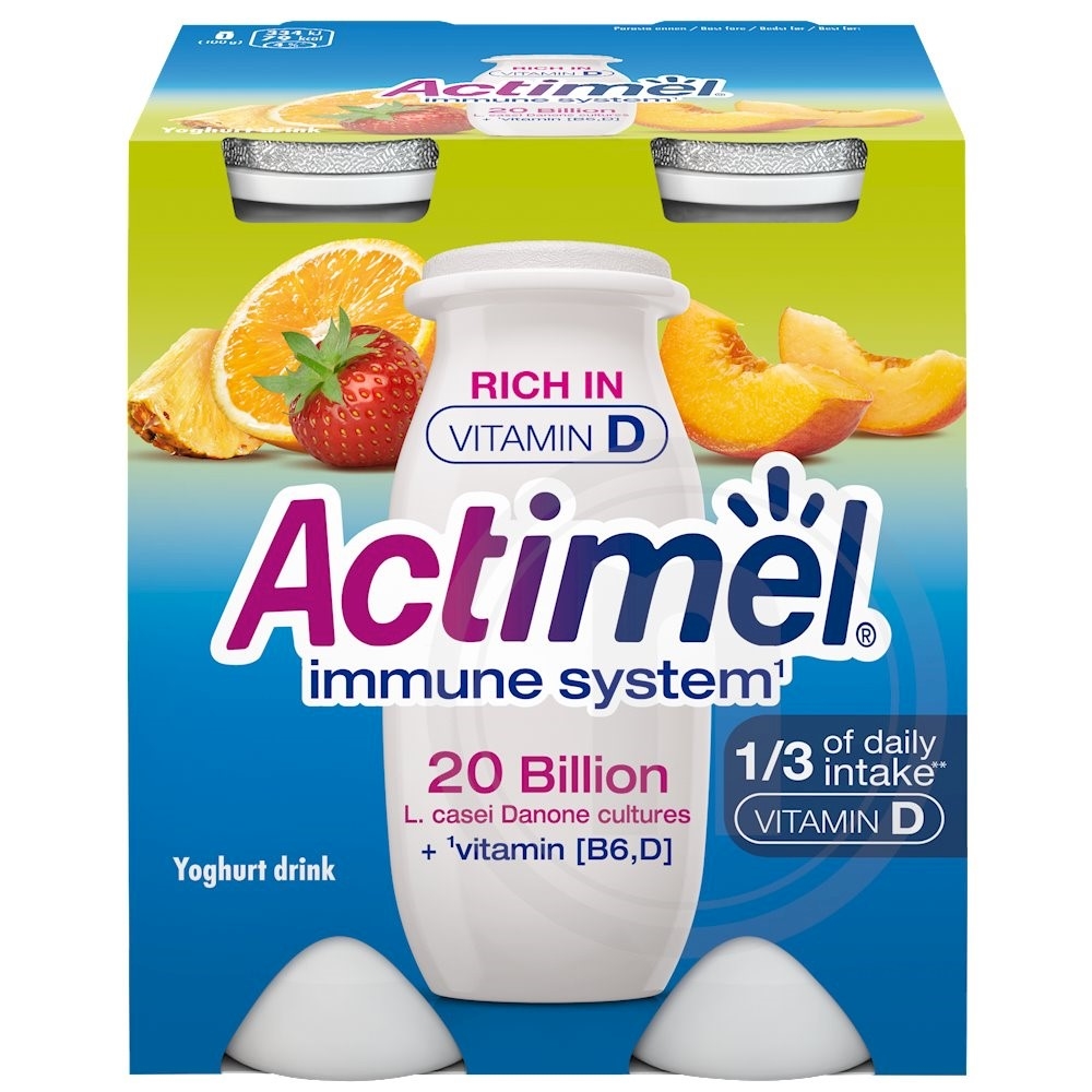 Actimel Drikkeyoghurt Multifrugt 4 x 100 g