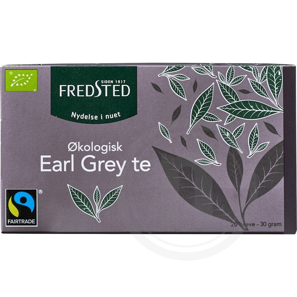Fredsted Earl Grey Te Økologisk 20 breve