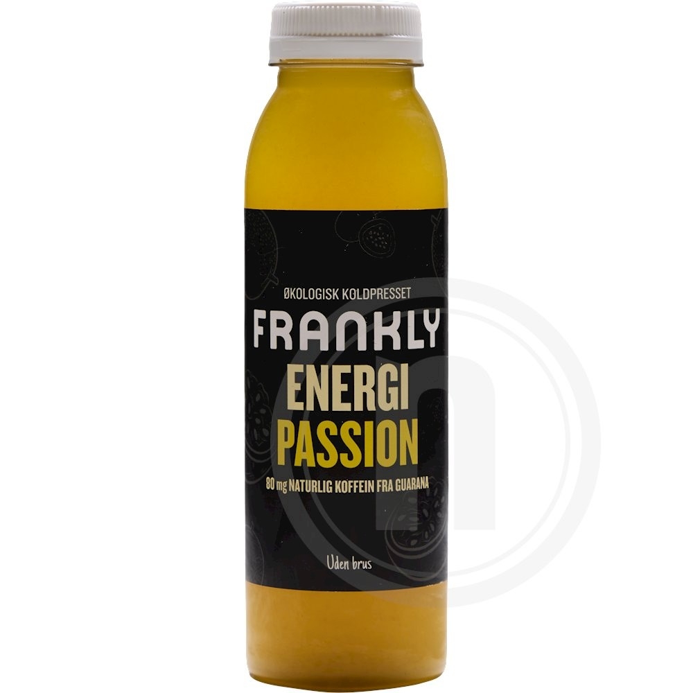 Frankly Juice økologisk energidrik med passion