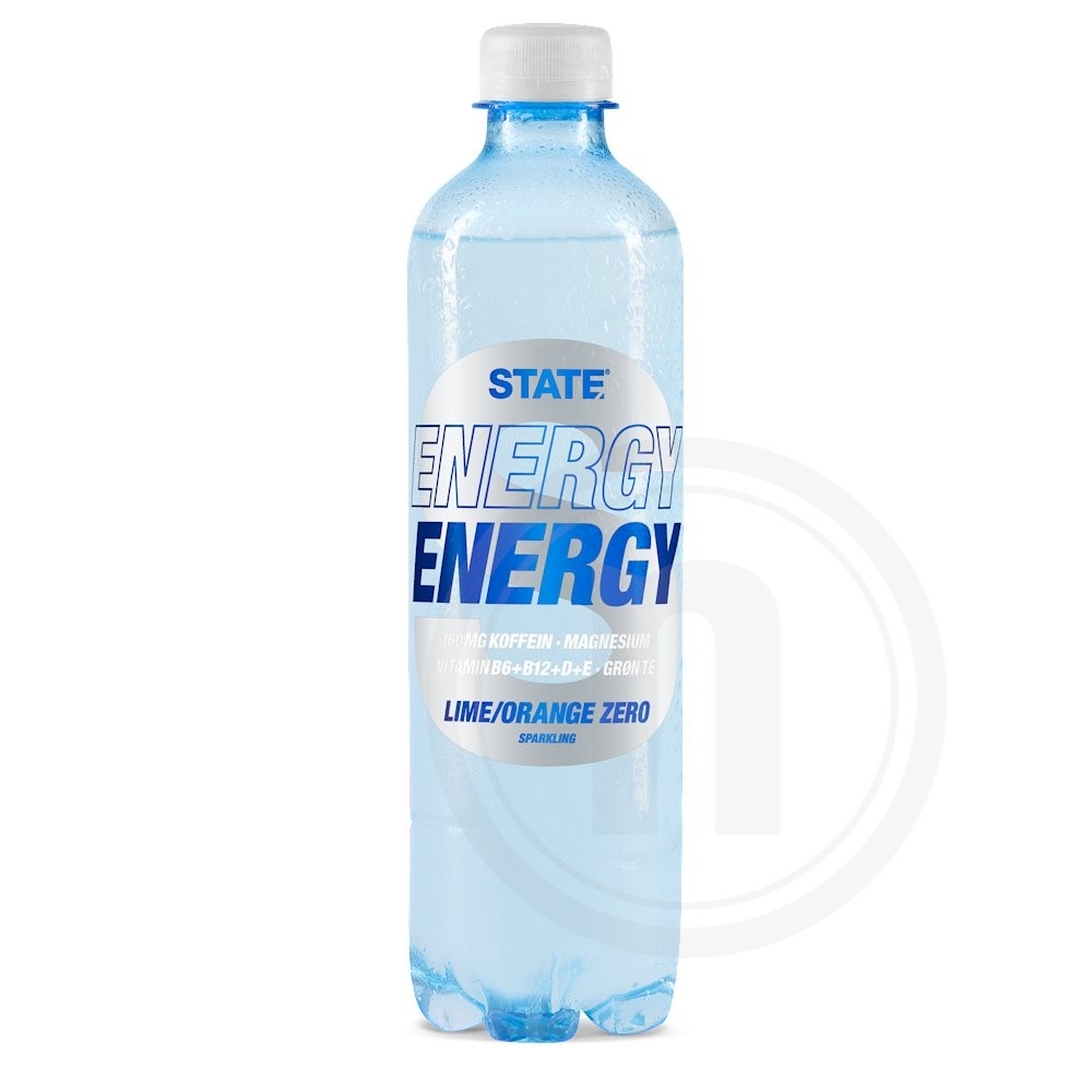 Energidrik Zero m. lime/appels