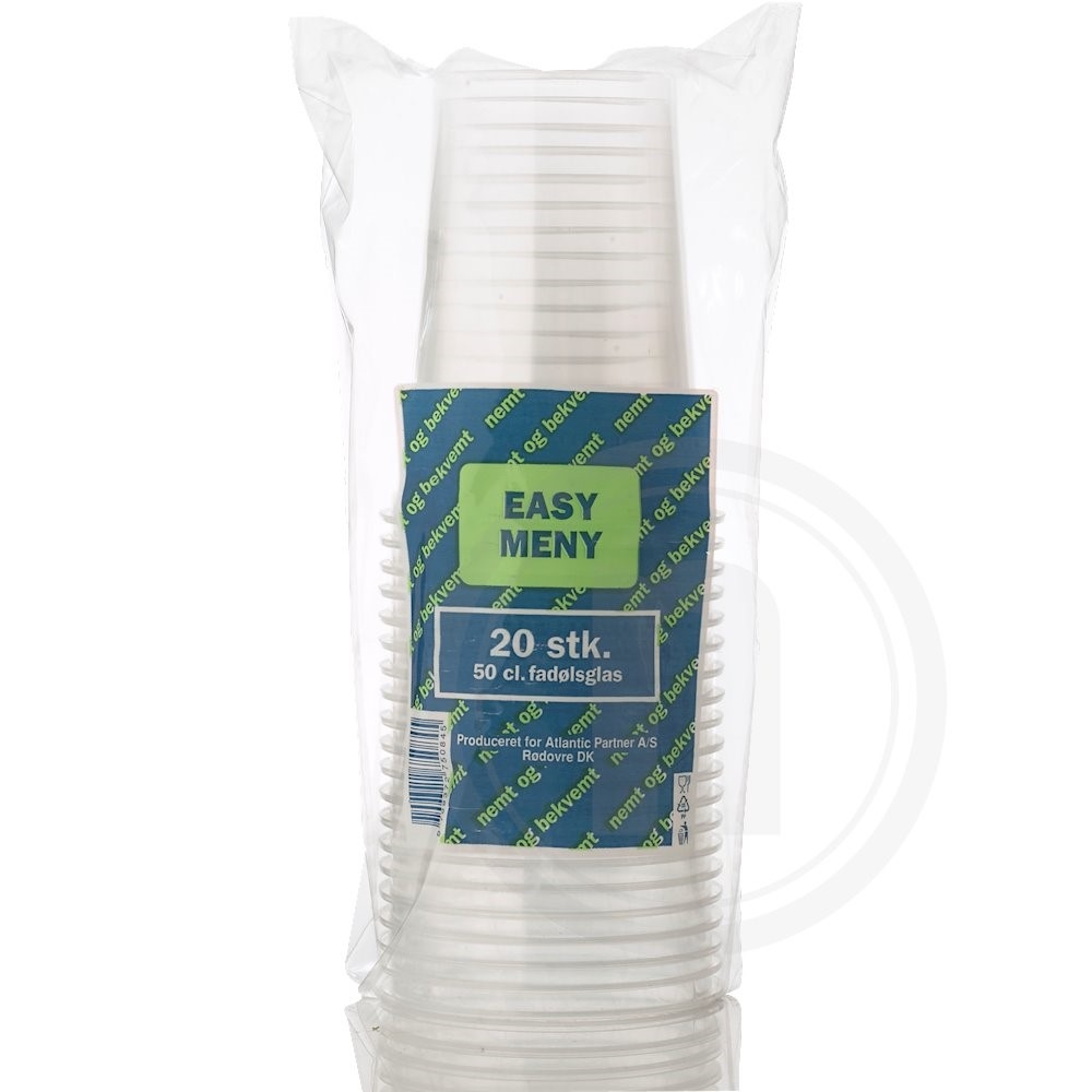 Engangsglas (plastik)