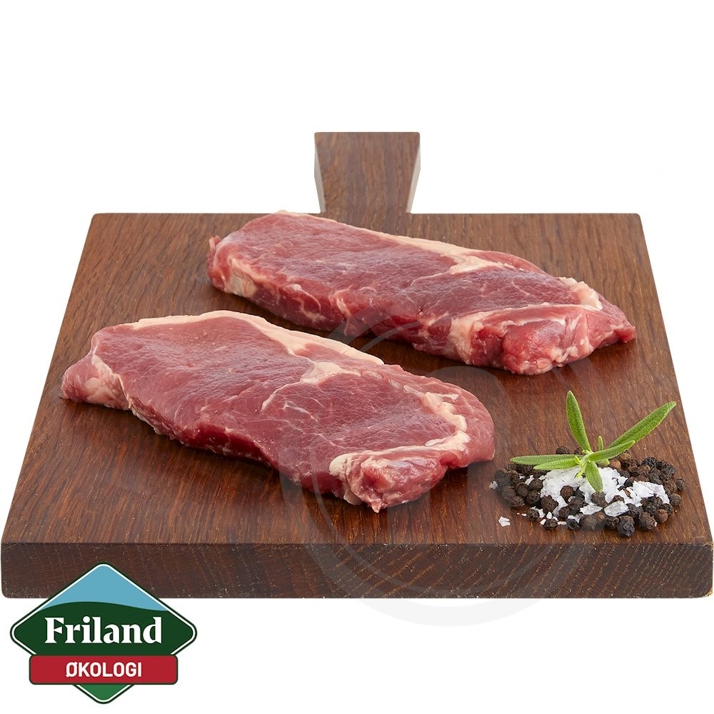 Friland Entrecote Øko. 2 stk. 350 g