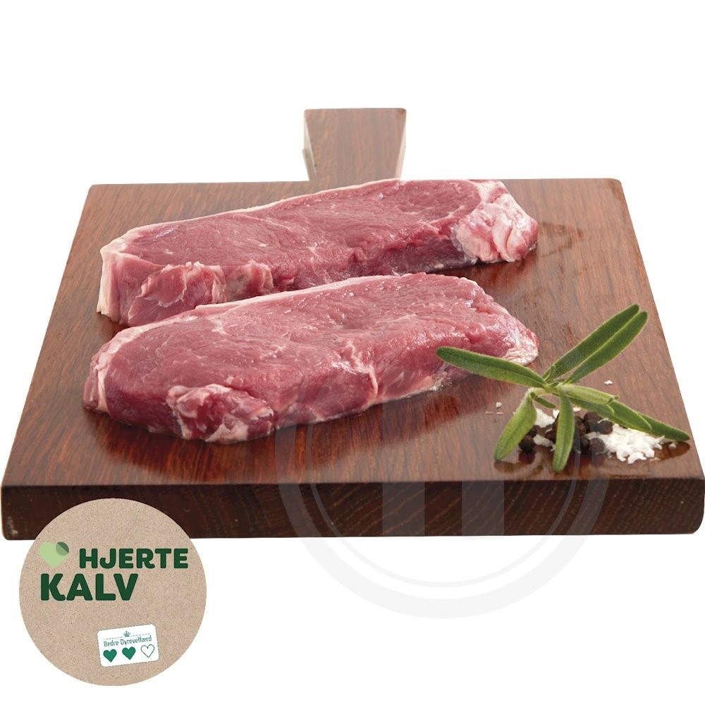 Hjerte Kalv Entrecotesteaks