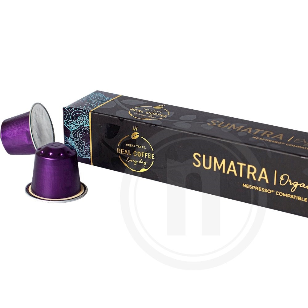 Espresso Sumatra øko. fra Real Coffee Leveret med