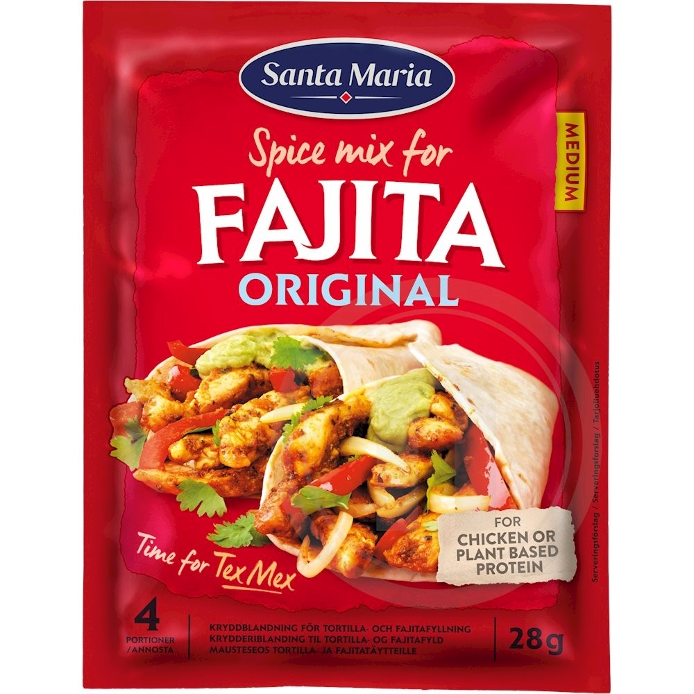 Fajita krydderimix (medium)