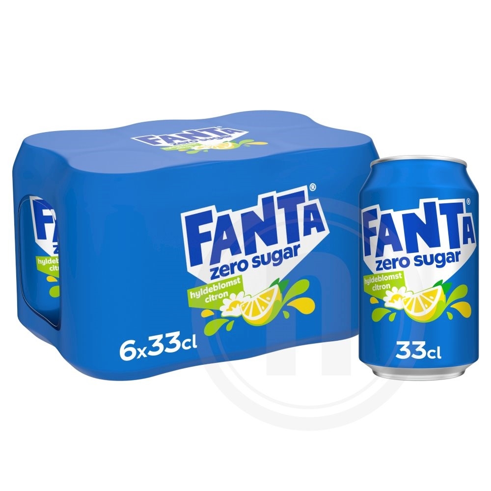 Fanta Hyldeblomst Zero (dåse)