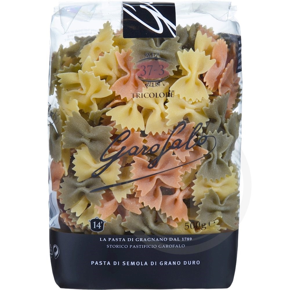 Farfalle tricolore fra Garofalo – Leveret med nemlig.com