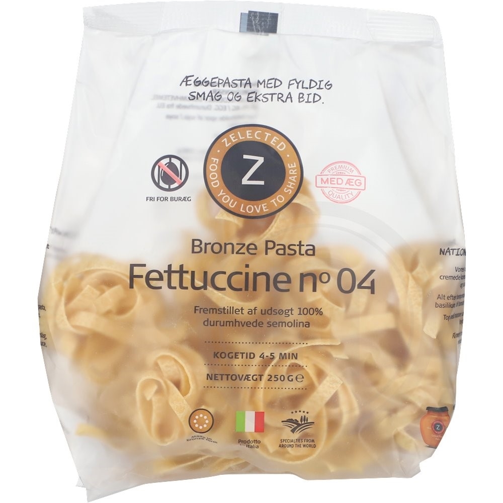 Zelected Foods Fettuccine m. æg
