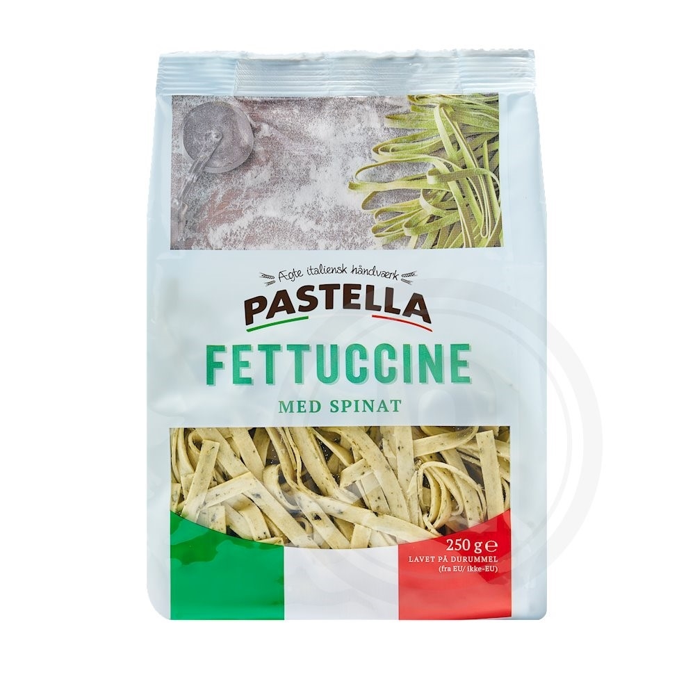 Fettuccine m. spinat (frisk)
