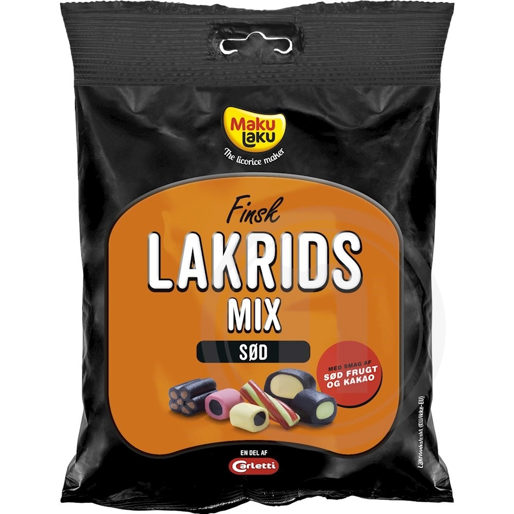Finsk lakridsmix (sød)