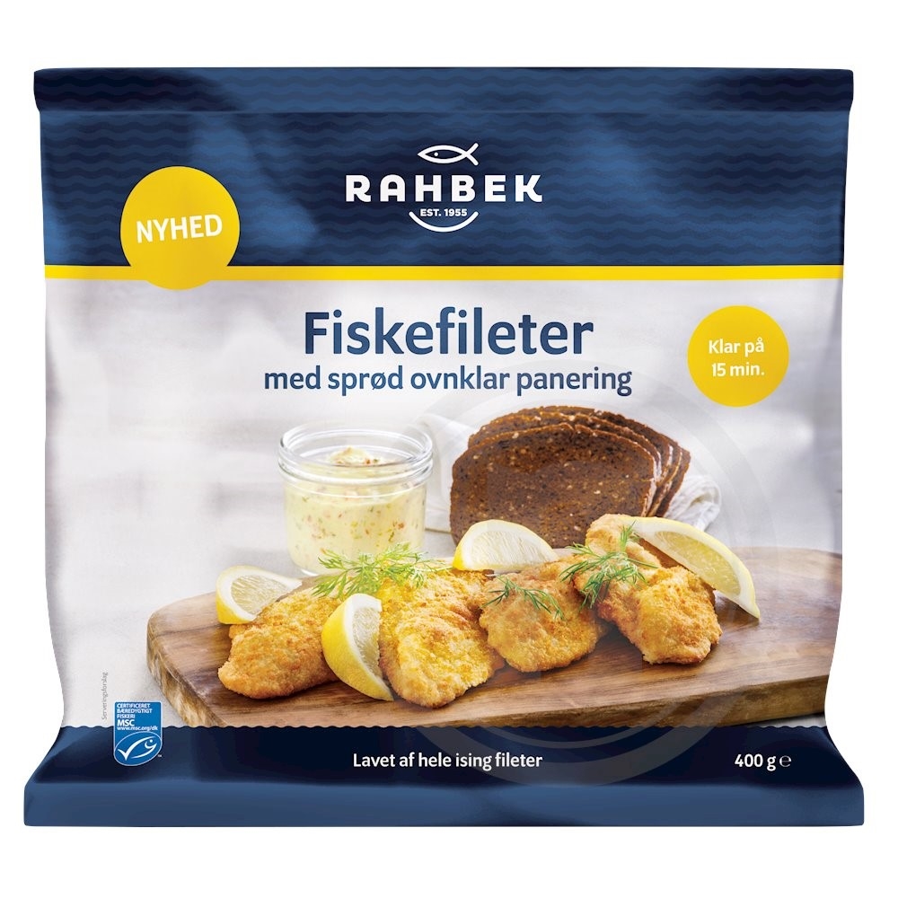 Rahbek Fiskefilet paneret frost