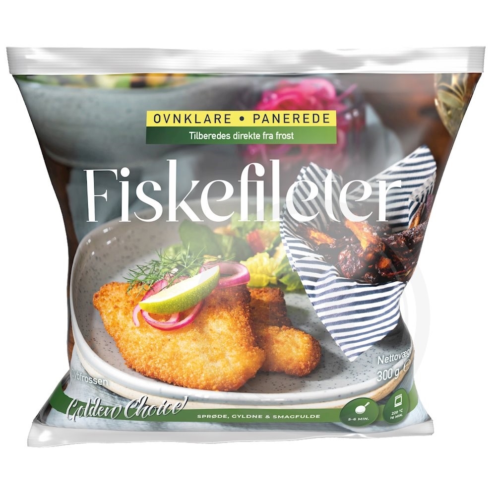 Golden Choice Panerede Fiskefileter