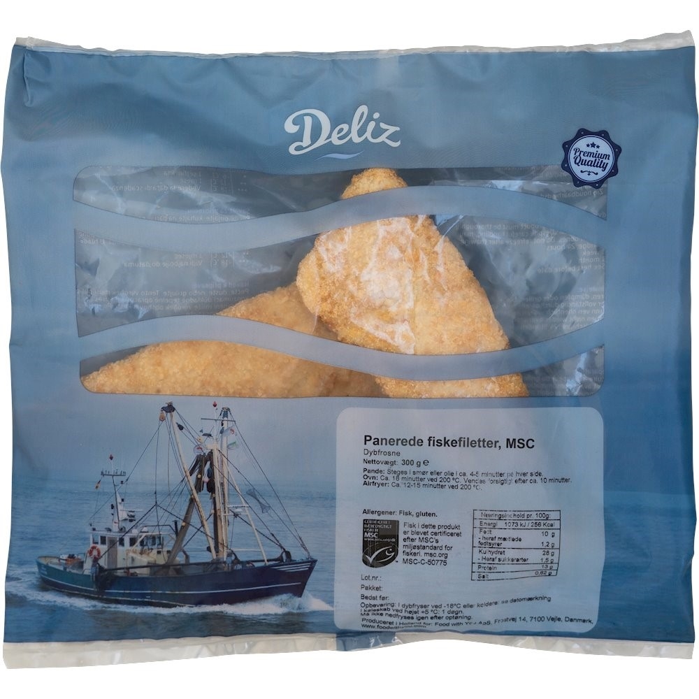 Fiskefilet (panerede)