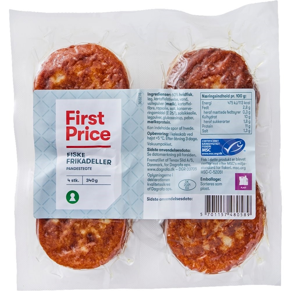 First Price Fiskefrikadeller
