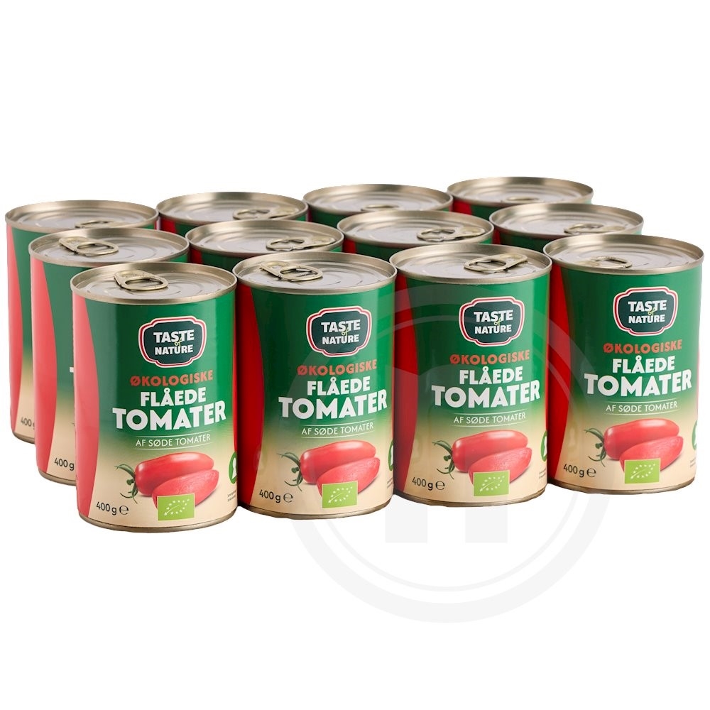 Flåede tomater øko.