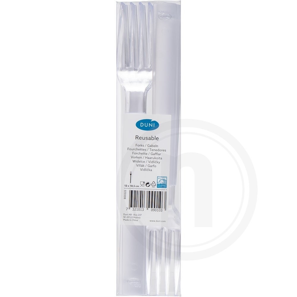 Duni Flergangsgaffel transparent