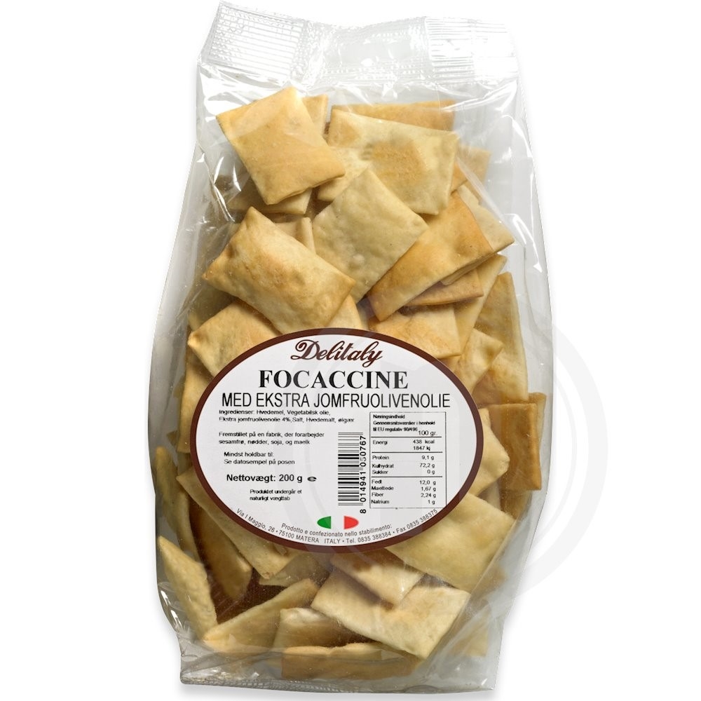 Delitaly Focaccine med olivenolie