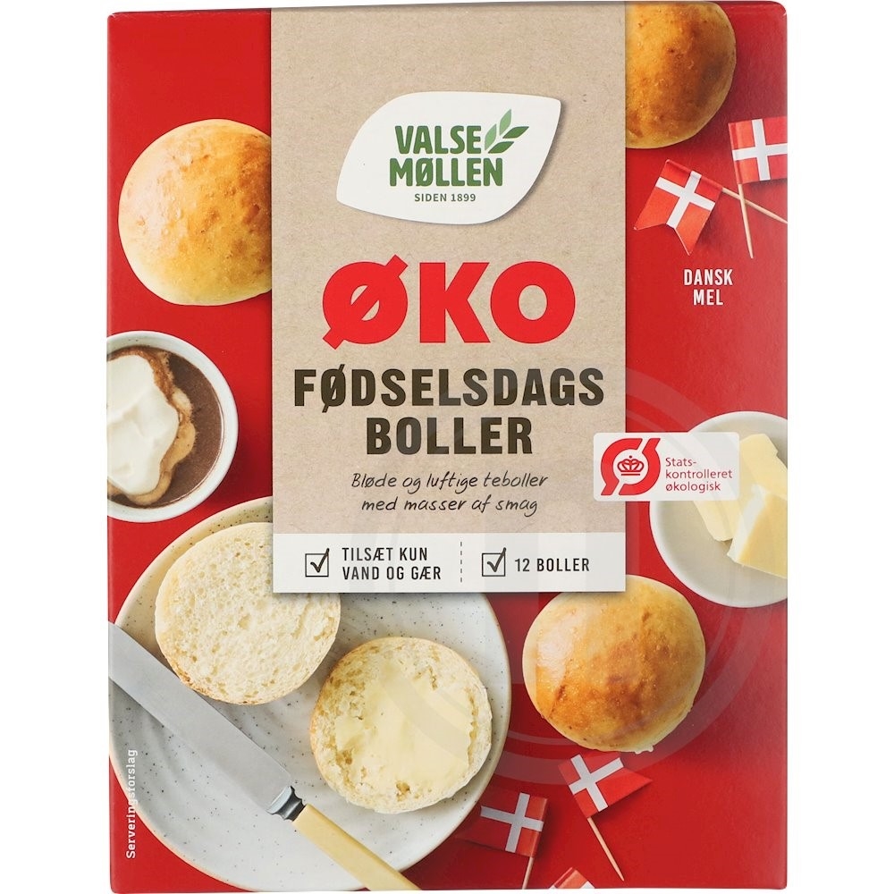 Fødselsdagsboller øko.