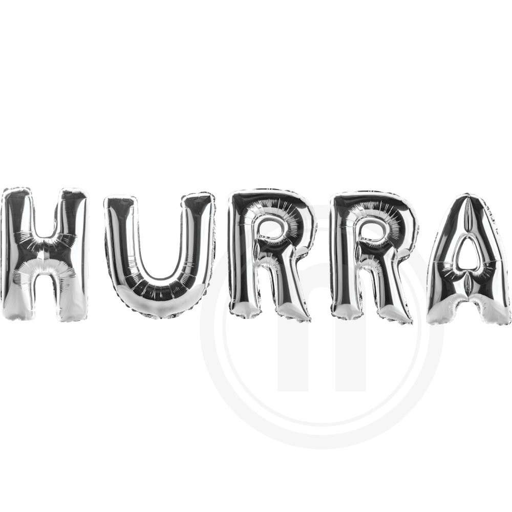Folieballon "Hurra"