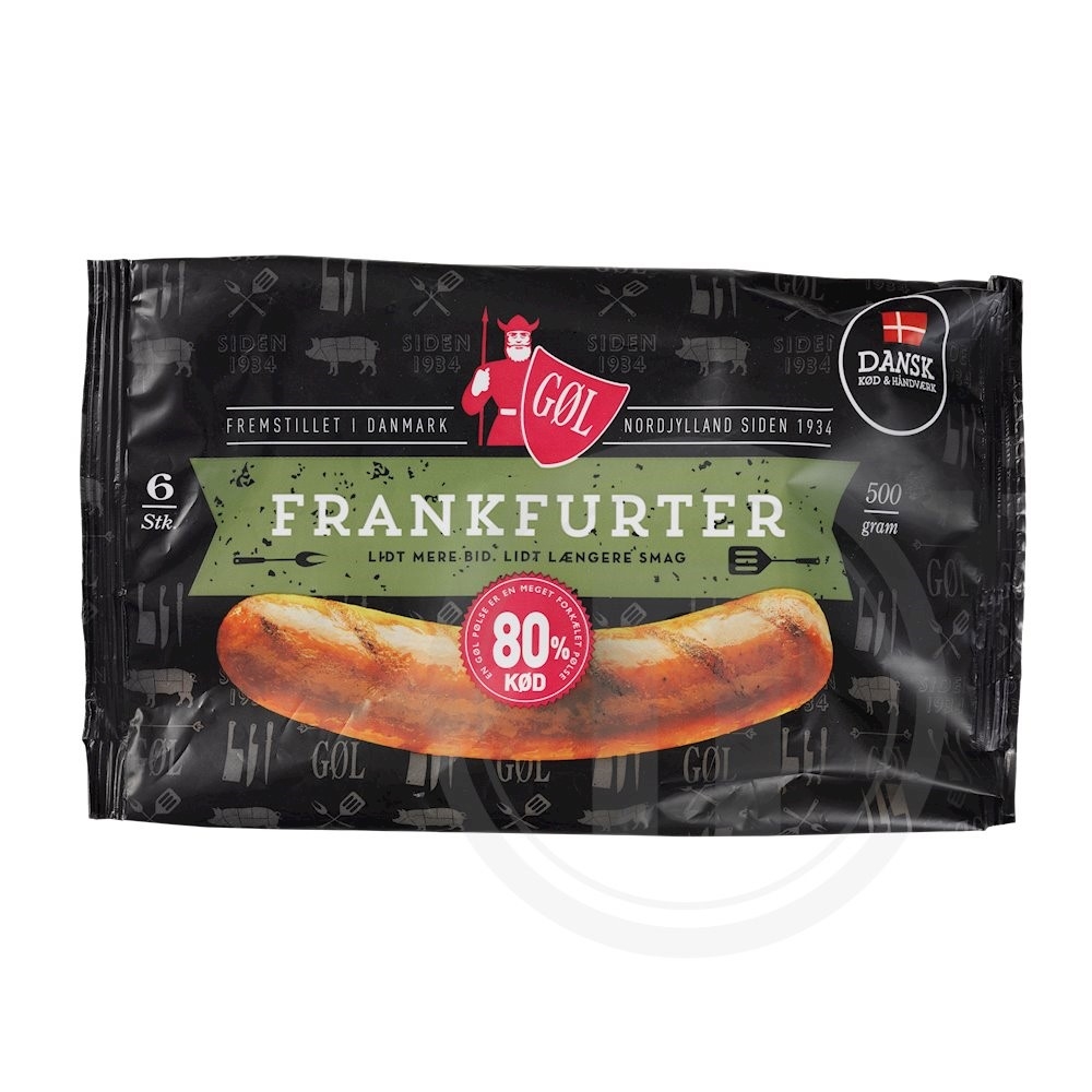 Frankfurter m. 80% kød
