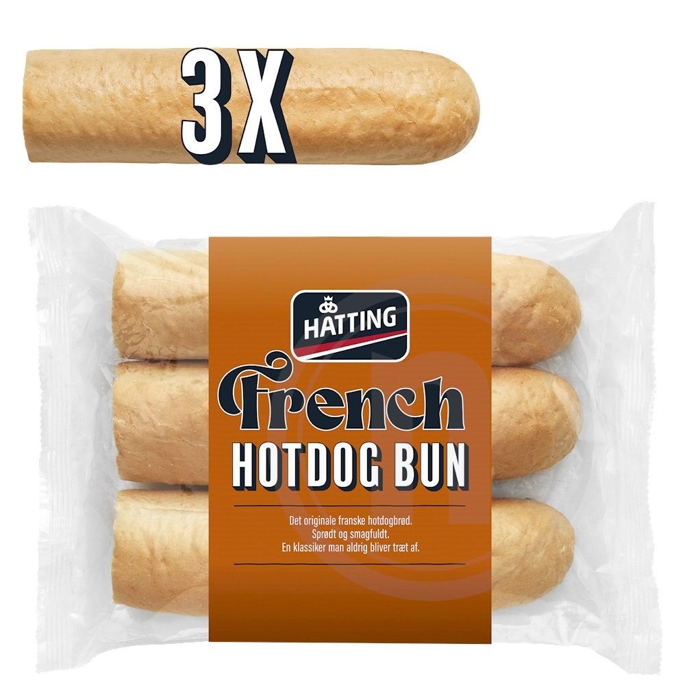 Fransk hotdogbrød