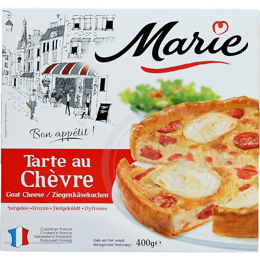 Fransk tærte m. gedeost