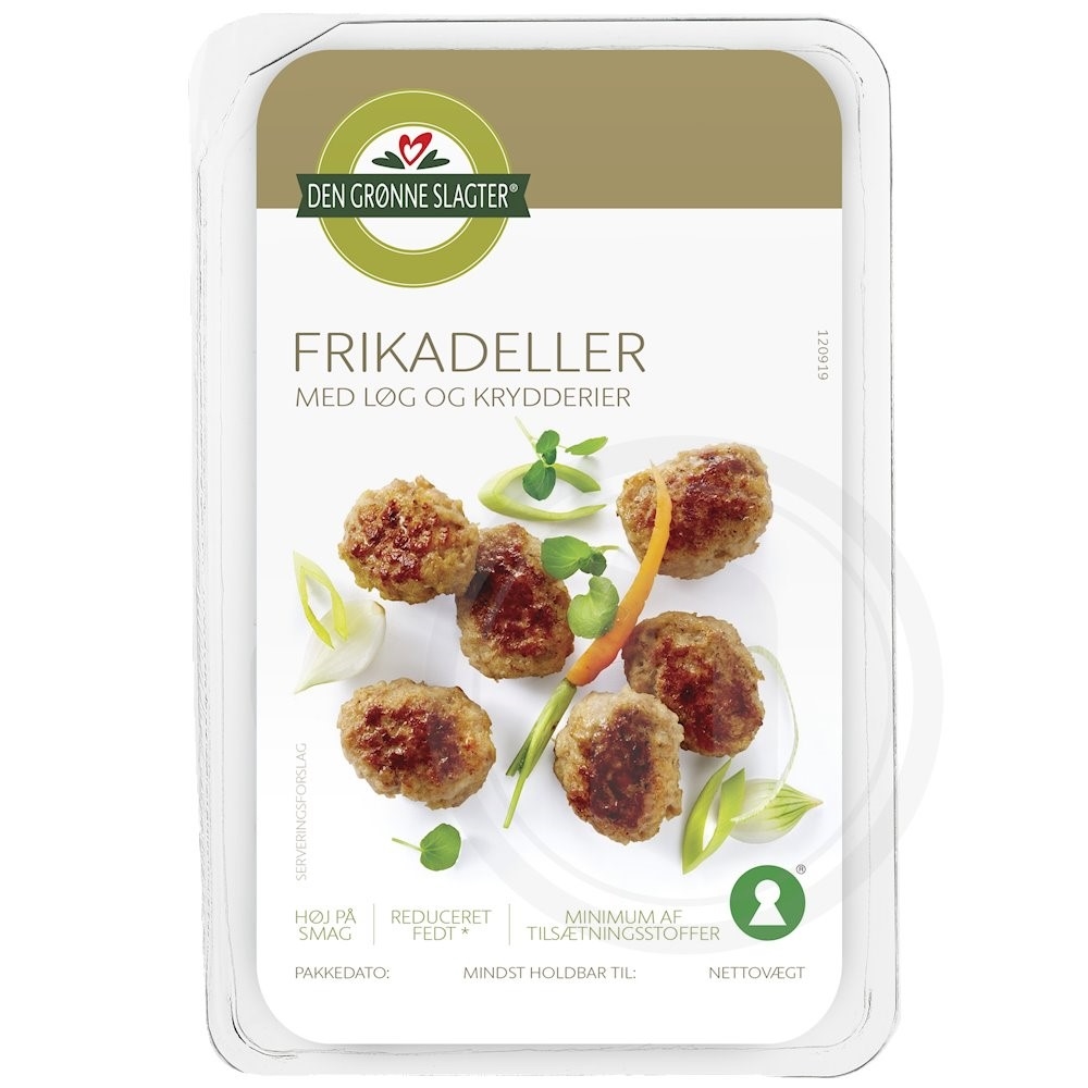 Frikadeller m. løg og krydderi