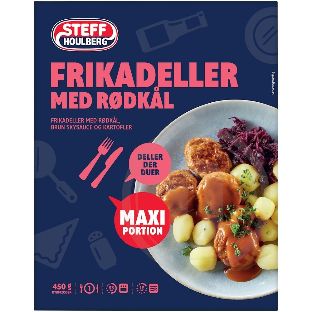 Frikadeller m. rødkål