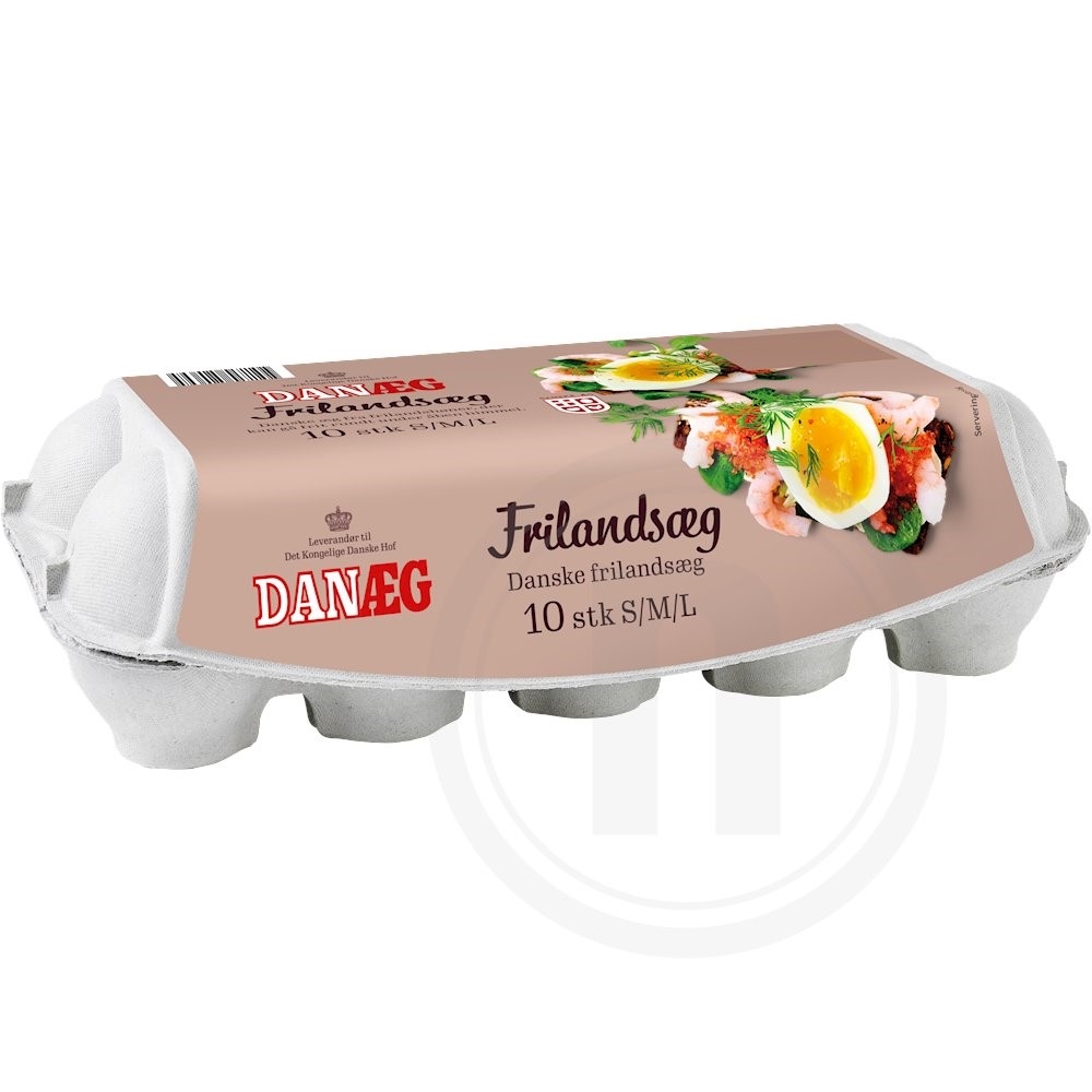 Danæg Frilandsæg størrelse S/M/L