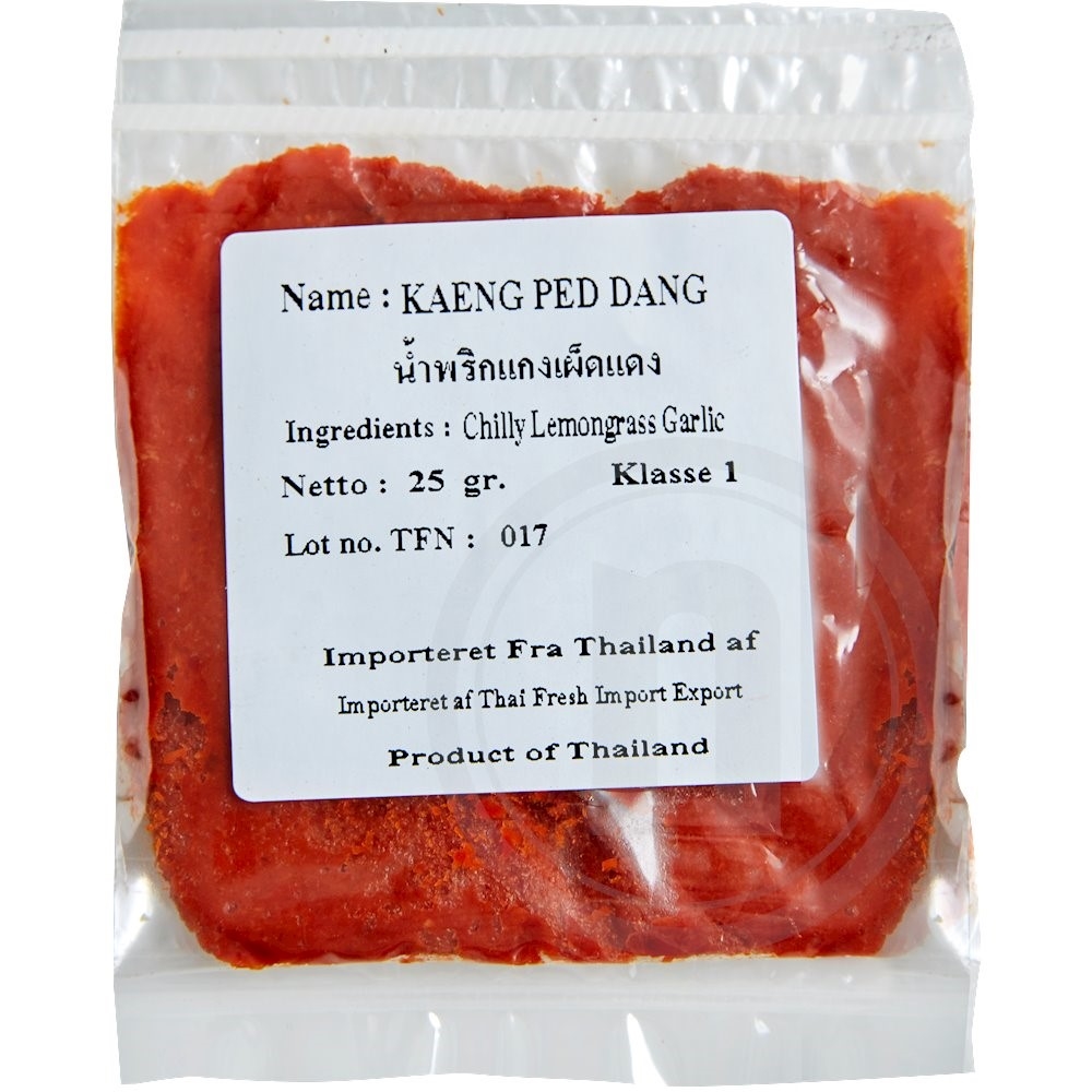 Frisk Rød Karrypasta Stærk