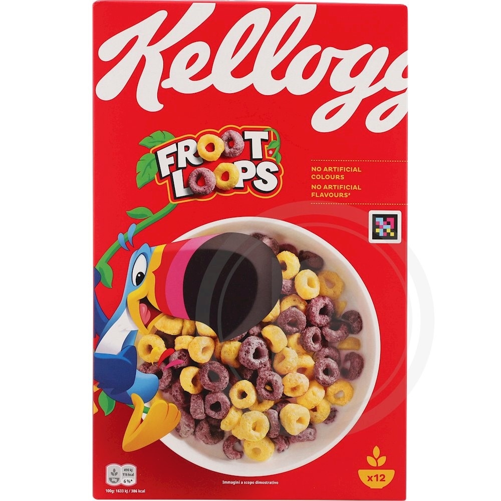 Froot Loops fra Kellogg's Leveret med
