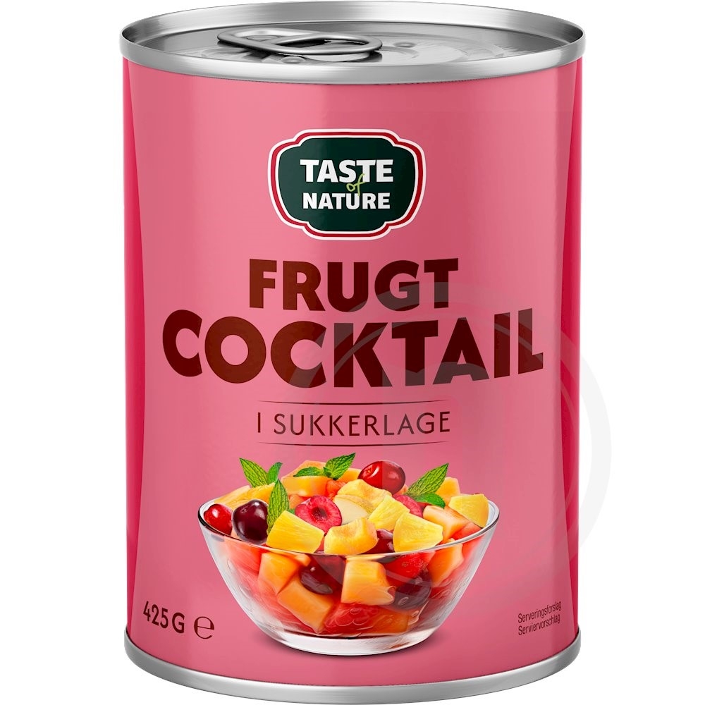 Taste of Nature Frugtcocktail i Sukkerlage