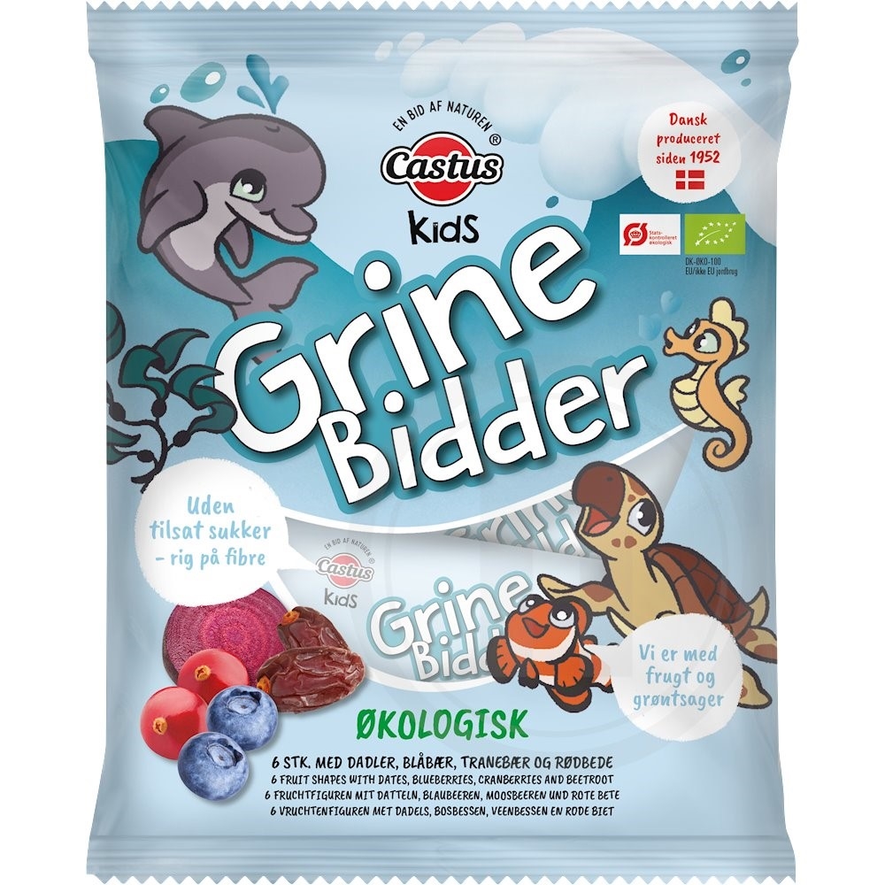 Castus Grinebidder Frugtfigurer Blåbær Øko.