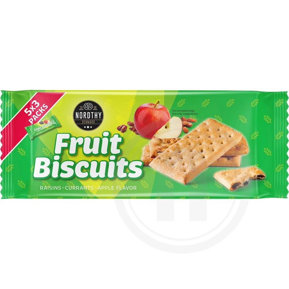 Nordthy Frugtkiks med Æble og Rosin