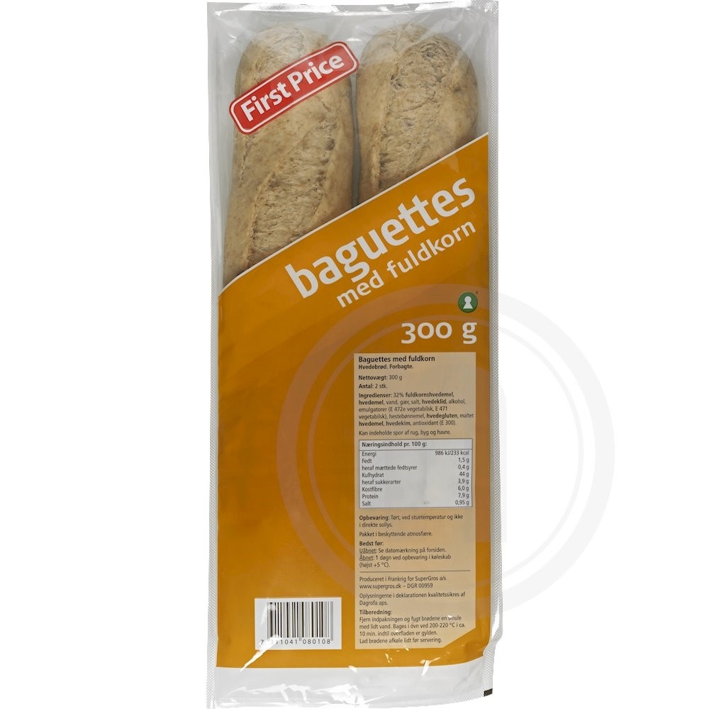 First Price Fuldkornsbaguettes