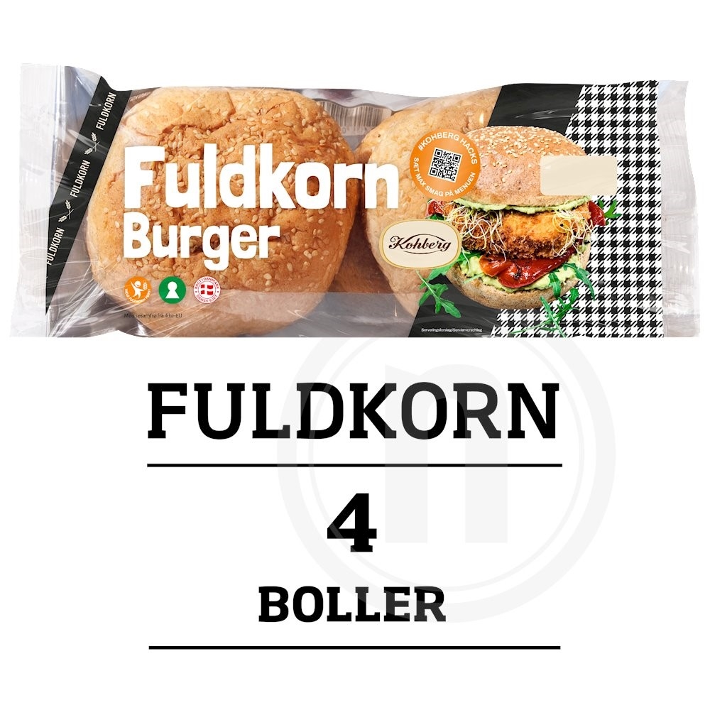 Fuldkornsburgerboller