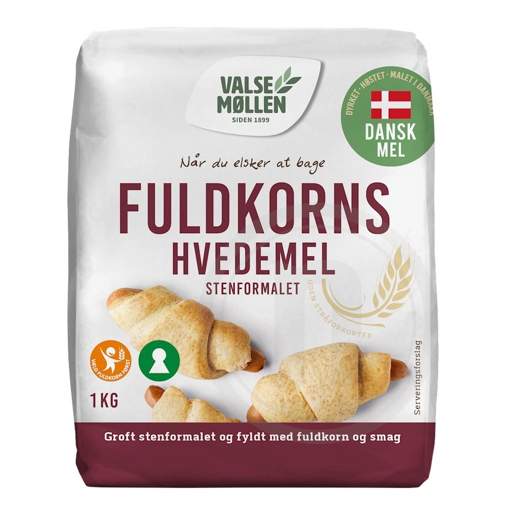 Fuldkornshvedemel