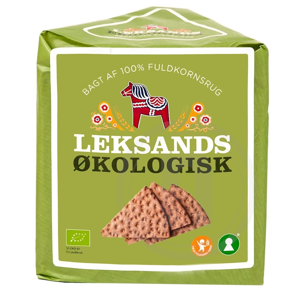 Fuldkornsknækbrød øko.