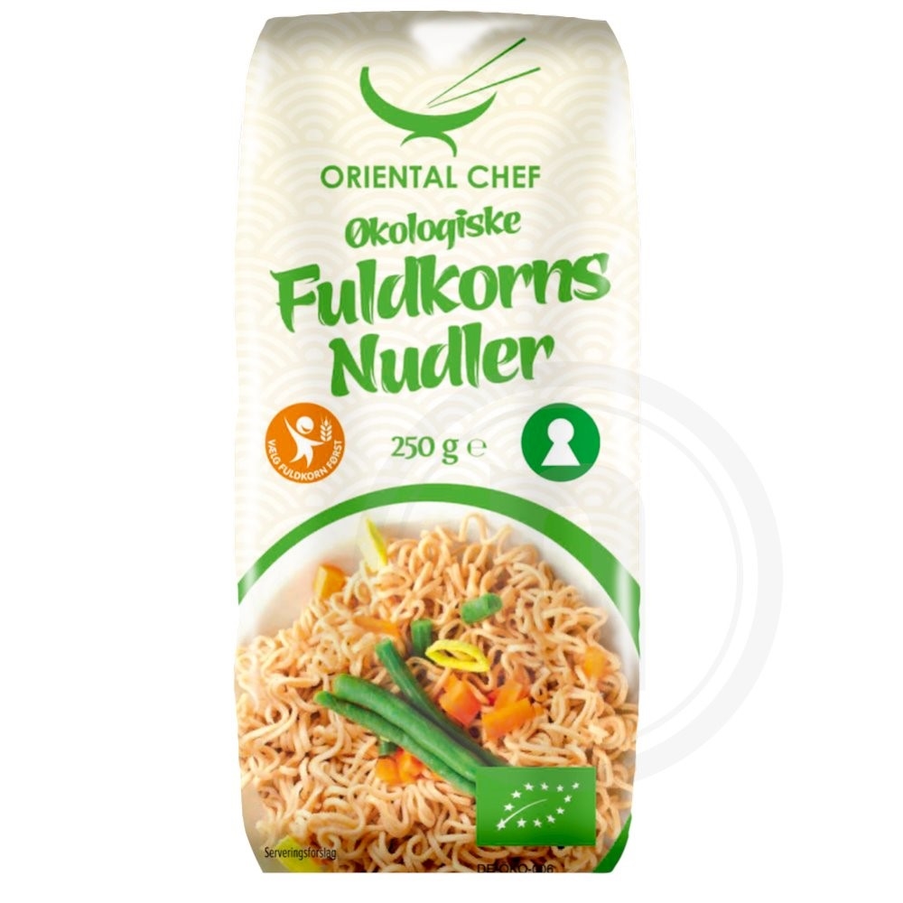 Fuldkornsnudler øko.