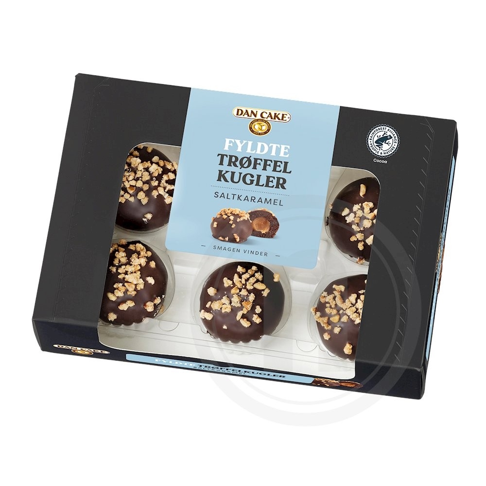 Fyldte Chokoladekugler Med Saltkaramel